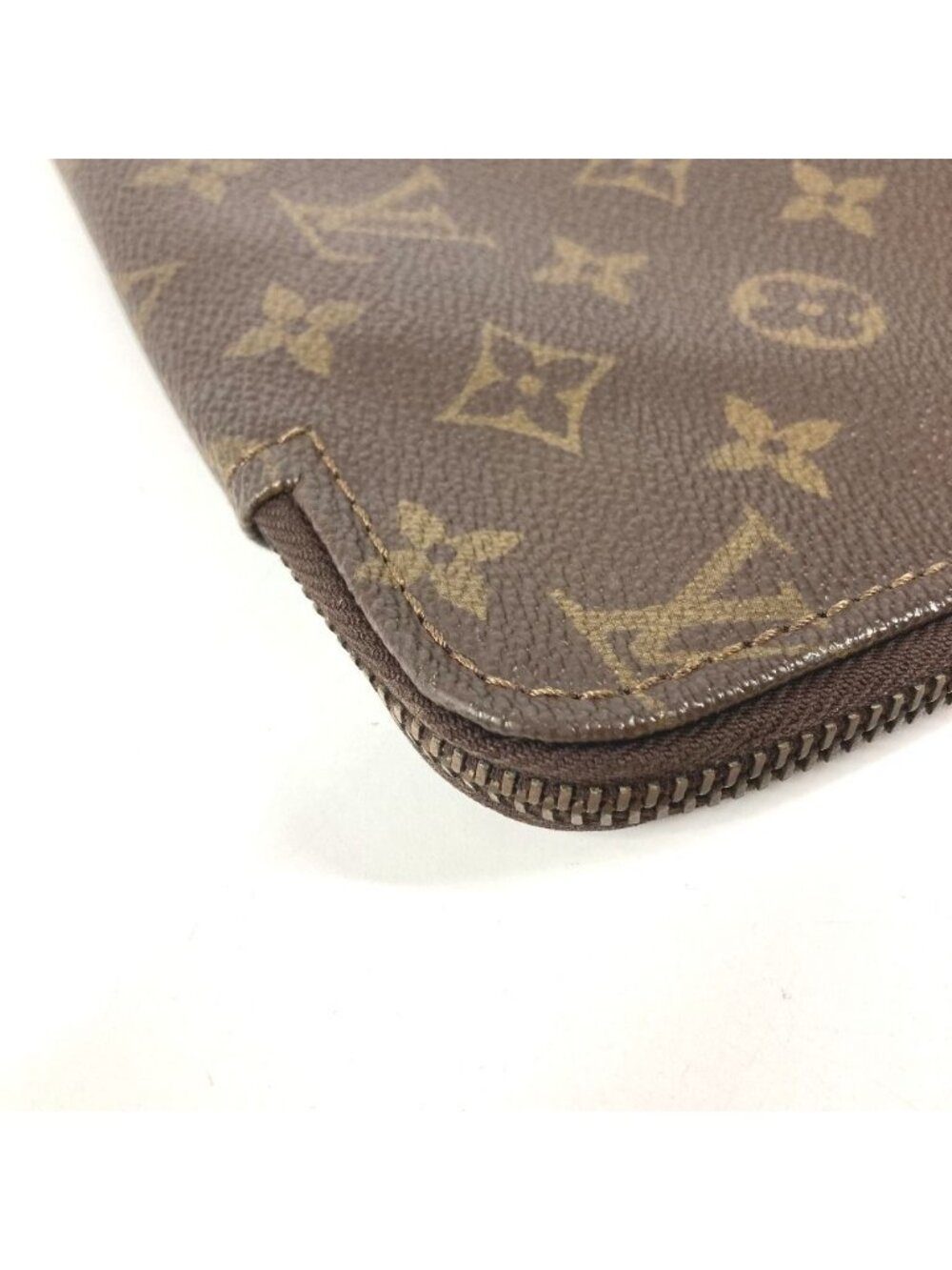 Louis Vuitton Clutch Posh Documan 30 Monogram Canvas Brown - Picture 5 of 9